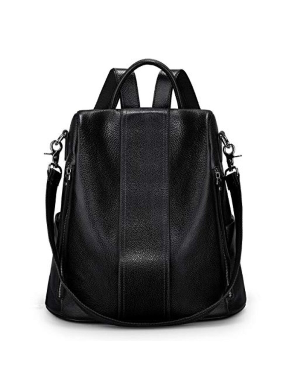 Genuine Leather Backpack Purse Anti-Theft Convertible Tote Shoulder Bag